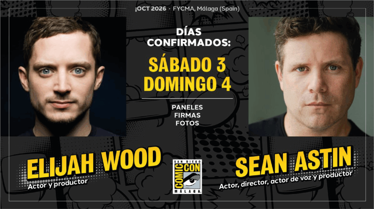 Elijah Wood y Sean Astin, ComiCon Málaga